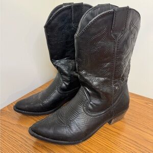 Black Western Cowboy Boots